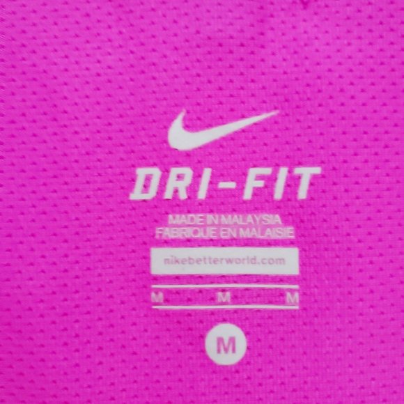 Nike Dri-Fit Women's Purple Orange Color Block Racerback Athletic Tank Top M - Picture 8 of 8